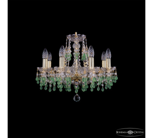 Подвесная люстра Bohemia Ivele Crystal 1410/8/160 G V5001 Подвесная люстра Bohemia Ivele Crystal 1410/8/160 G V5001