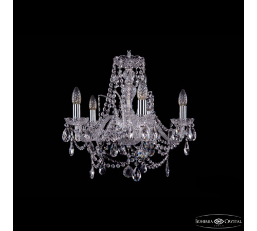 Подвесная люстра Bohemia Ivele Crystal 1411/5/160 Ni Подвесная люстра Bohemia Ivele Crystal 1411/5/160 Ni