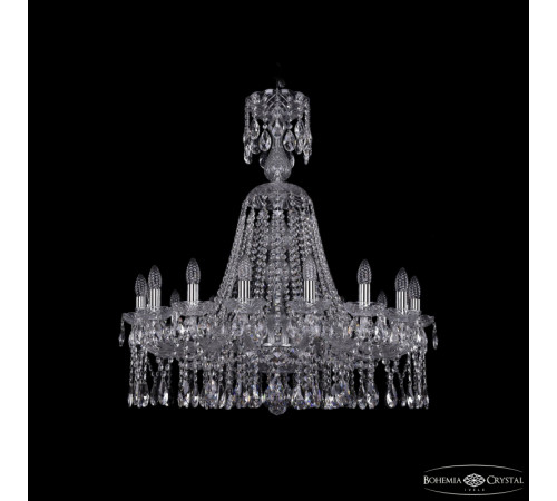 Подвесная люстра Bohemia Ivele Crystal 1413/16/300/XL-91 Ni Подвесная люстра Bohemia Ivele Crystal 1413/16/300/XL-91 Ni
