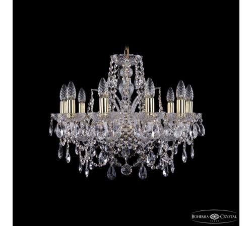 Подвесная люстра Bohemia Ivele Crystal 1411/10/195 G Подвесная люстра Bohemia Ivele Crystal 1411/10/195 G