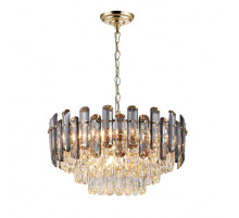 Подвесная люстра Lumien Hall Iterri LH0061/10P-GD-SMK-CL