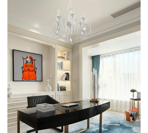 Подвесная люстра Arte Milano 349920/6 WT Подвесная люстра Arte Milano 349920/6 WT