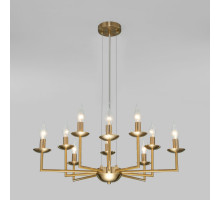 Подвесная люстра Eurosvet Cariso 60150/10 латунь