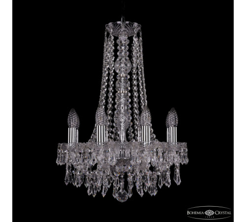 Подвесная люстра Bohemia Ivele Crystal 1403/8/141/h-59 Ni Подвесная люстра Bohemia Ivele Crystal 1403/8/141/h-59 Ni