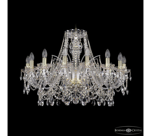 Подвесная люстра Bohemia Ivele Crystal 1411/16/300 G Подвесная люстра Bohemia Ivele Crystal 1411/16/300 G