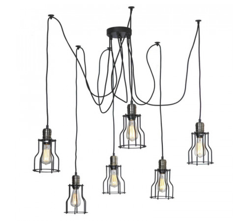 Подвесная люстра Lussole Loft IV LSP-9310 Подвесная люстра Lussole Loft IV LSP-9310