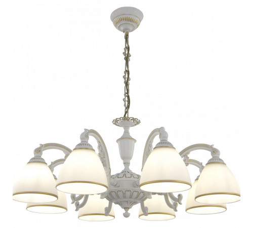 Подвесная люстра Arte Milano 341837/8 WT+G Подвесная люстра Arte Milano 341837/8 WT+G