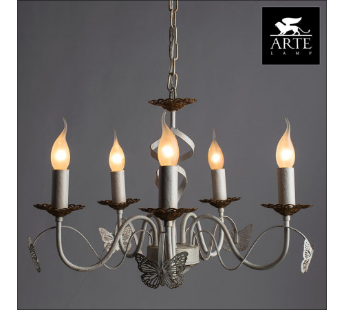 Подвесная люстра Arte Lamp 27 A6114LM-5WG Подвесная люстра Arte Lamp 27 A6114LM-5WG