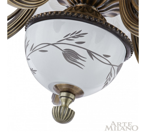 Подвесная люстра Arte Milano 343659/8 AB Подвесная люстра Arte Milano 343659/8 AB