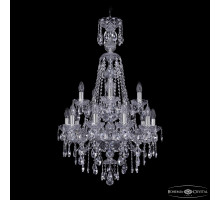 Подвесная люстра Bohemia Ivele Crystal 1415/10+5/200/XL-97/2d Ni