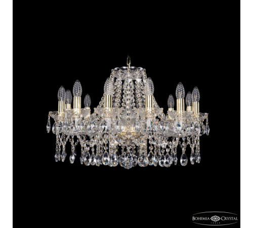 Подвесная люстра Bohemia Ivele Crystal 1413/12/220 G Подвесная люстра Bohemia Ivele Crystal 1413/12/220 G