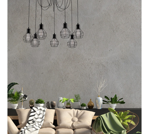 Подвесная люстра Arte Lamp A1109SP-7BK Подвесная люстра Arte Lamp A1109SP-7BK
