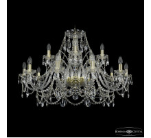 Подвесная люстра Bohemia Ivele Crystal 1411/10+5/360 G