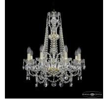 Подвесная люстра Bohemia Ivele Crystal 1411/8/195/XL-65 G