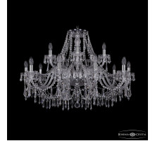 Подвесная люстра Bohemia Ivele Crystal 1403/10+5/360 Ni