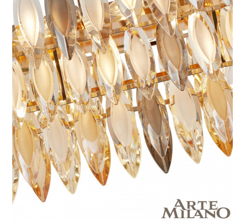 Подвесная люстра Arte Milano 99486.W900.L350.H380.E14.12 G Подвесная люстра Arte Milano 99486.W900.L350.H380.E14.12 G