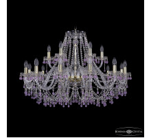Подвесная люстра Bohemia Ivele Crystal 1410/12+6/360 G V7010