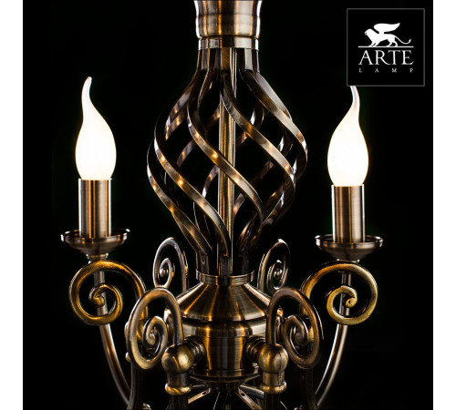 Подвесная люстра Arte Lamp Zanzibar A8392LM-6AB Подвесная люстра Arte Lamp Zanzibar A8392LM-6AB