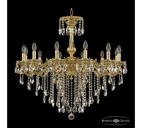 Подвесная люстра Bohemia Ivele Crystal 75102/12/300 B G Подвесная люстра Bohemia Ivele Crystal 75102/12/300 B G