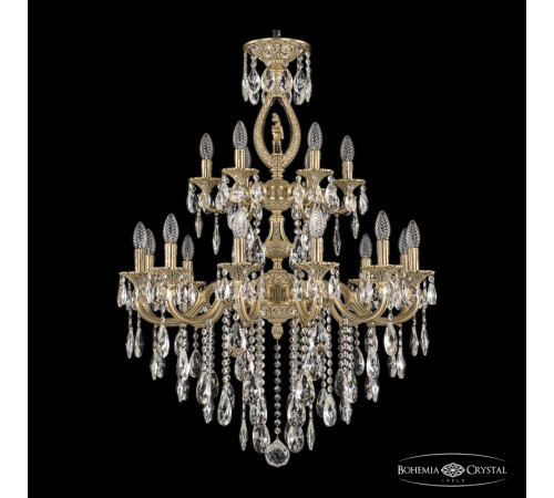Подвесная люстра Bohemia Ivele Crystal Verona 72401/12+6/250/2d B FP FH1M Подвесная люстра Bohemia Ivele Crystal Verona 72401/12+6/250/2d B FP FH1M