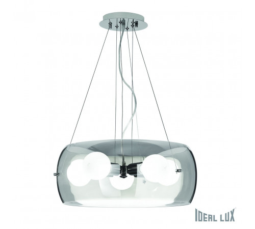 Подвесная люстра Ideal Lux Audi-10 SP5 Trasparente 016863 Подвесная люстра Ideal Lux Audi-10 SP5 Trasparente 016863