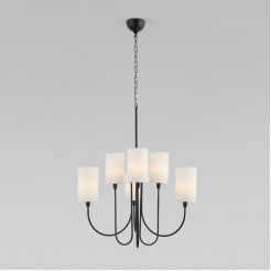 Подвесная люстра Eurosvet Abbey 60164/6 черный a065746