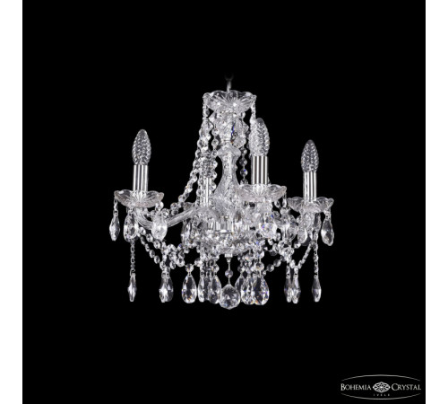 Подвесная люстра Bohemia Ivele Crystal 1413/4/141 Ni