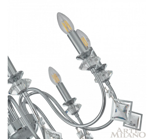 Подвесная люстра Arte Milano 342101/6 CR Подвесная люстра Arte Milano 342101/6 CR
