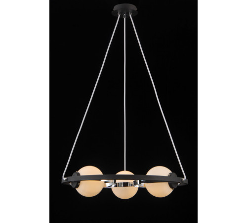 Подвесная люстра Natali Kovaltseva SPHERE 81020-3C SATIN BLACK