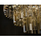 Подвесная люстра Delight Collection 1920s Odeon KR0387P-10A chrome/amber