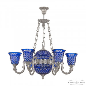 Подвесная люстра Bohemia Ivele Crystal Florence 71003P/6/175 Ni P2 U Clear-Blue/H-1J