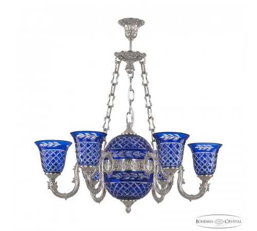 Подвесная люстра Bohemia Ivele Crystal Florence 71003P/6/175 Ni P2 U Clear-Blue/H-1J Подвесная люстра Bohemia Ivele Crystal Florence 71003P/6/175 Ni P2 U Clear-Blue/H-1J