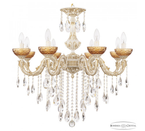 Подвесная люстра Bohemia Ivele Crystal AL79101/8/250 B WMG P Amber/M-1F Подвесная люстра Bohemia Ivele Crystal AL79101/8/250 B WMG P Amber/M-1F