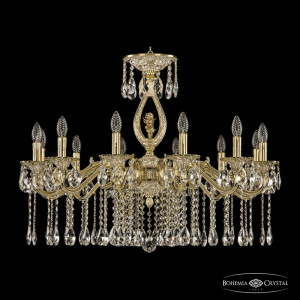 Подвесная люстра Bohemia Ivele Crystal Verona 72402/12/300 A GW FA3B