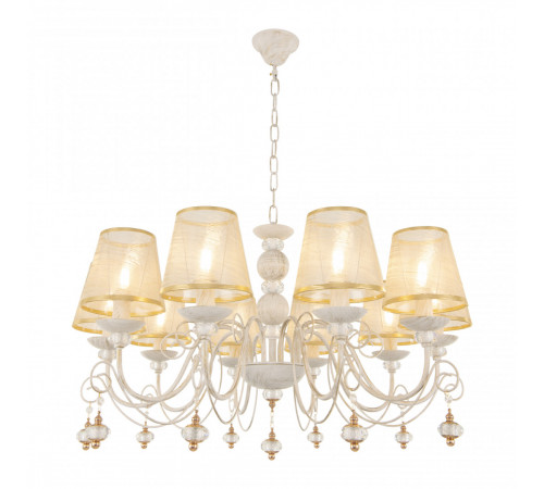 Подвесная люстра Arte Milano 347620/10 WT+G Подвесная люстра Arte Milano 347620/10 WT+G