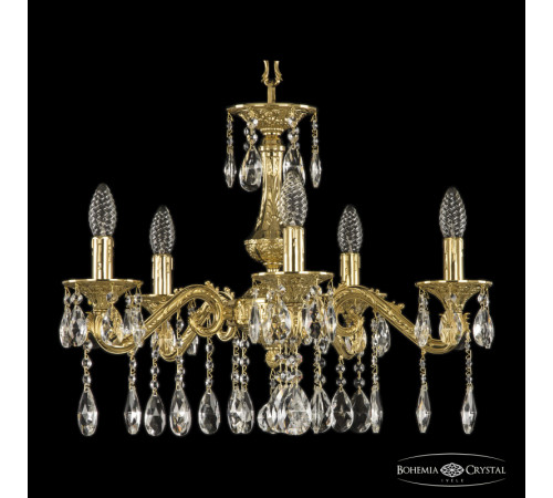 Подвесная люстра Bohemia Ivele Crystal Florence 71102/5/175 A G Подвесная люстра Bohemia Ivele Crystal Florence 71102/5/175 A G