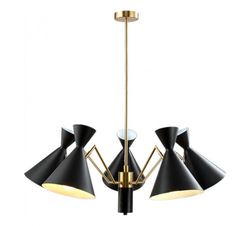 Подвесная люстра Crystal Lux Joven SP5 Gold/Black