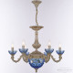Подвесная люстра Bohemia Ivele Crystal AL79101P/6/175 WMG P Aquamarine/M-1F