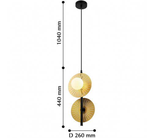 Подвесная люстра Favourite Sonnenblume 2356-2P Подвесная люстра Favourite Sonnenblume 2356-2P