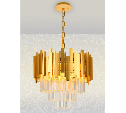 Подвесная люстра Natali Kovaltseva VERTIGO 81440/6C GOLD Подвесная люстра Natali Kovaltseva VERTIGO 81440/6C GOLD