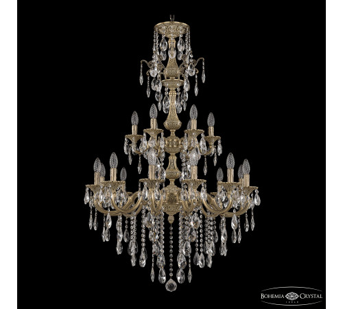 Подвесная люстра Bohemia Ivele Crystal Verona 72101/12+6/250/XL/2d B FP Подвесная люстра Bohemia Ivele Crystal Verona 72101/12+6/250/XL/2d B FP