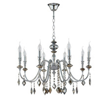 Подвесная люстра Crystal Lux MERCEDES SP8 CHROME/SMOKE