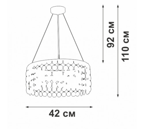 Подвесная люстра Vitaluce V5329-8/3S Подвесная люстра Vitaluce V5329-8/3S