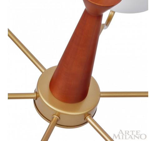 Подвесная люстра Arte Milano Napoli 310166/D780/6 BS/WD Подвесная люстра Arte Milano Napoli 310166/D780/6 BS/WD