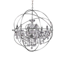 Подвесная люстра Delight Collection Foucault'S Orb 5014-D6 chrome