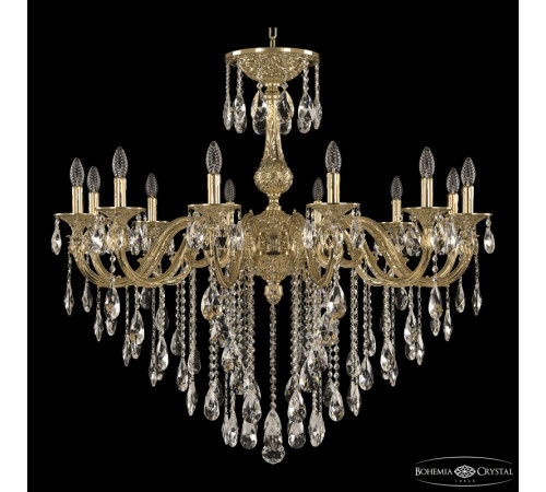 Подвесная люстра Bohemia Ivele Crystal Florence 71101/12/360 B G Подвесная люстра Bohemia Ivele Crystal Florence 71101/12/360 B G