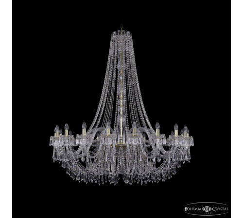 Подвесная люстра Bohemia Ivele Crystal 1403/20/530/h-160 G Подвесная люстра Bohemia Ivele Crystal 1403/20/530/h-160 G