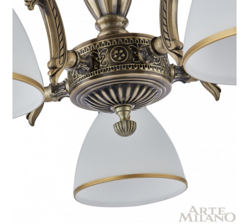 Подвесная люстра Arte Milano 340837/5 AB Подвесная люстра Arte Milano 340837/5 AB