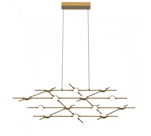 Подвесная люстра DeLight Collection Molecular MD18001067-14A black/gold