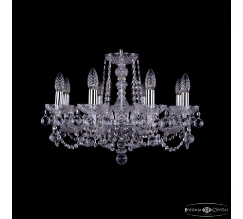 Подвесная люстра Bohemia Ivele Crystal 1402/8/195 Ni Balls Подвесная люстра Bohemia Ivele Crystal 1402/8/195 Ni Balls